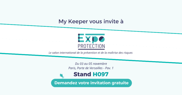My keeper vous invite à ExpoProtection de Paris du 03 au 05 novembre 2026 ! invitation gratuite !