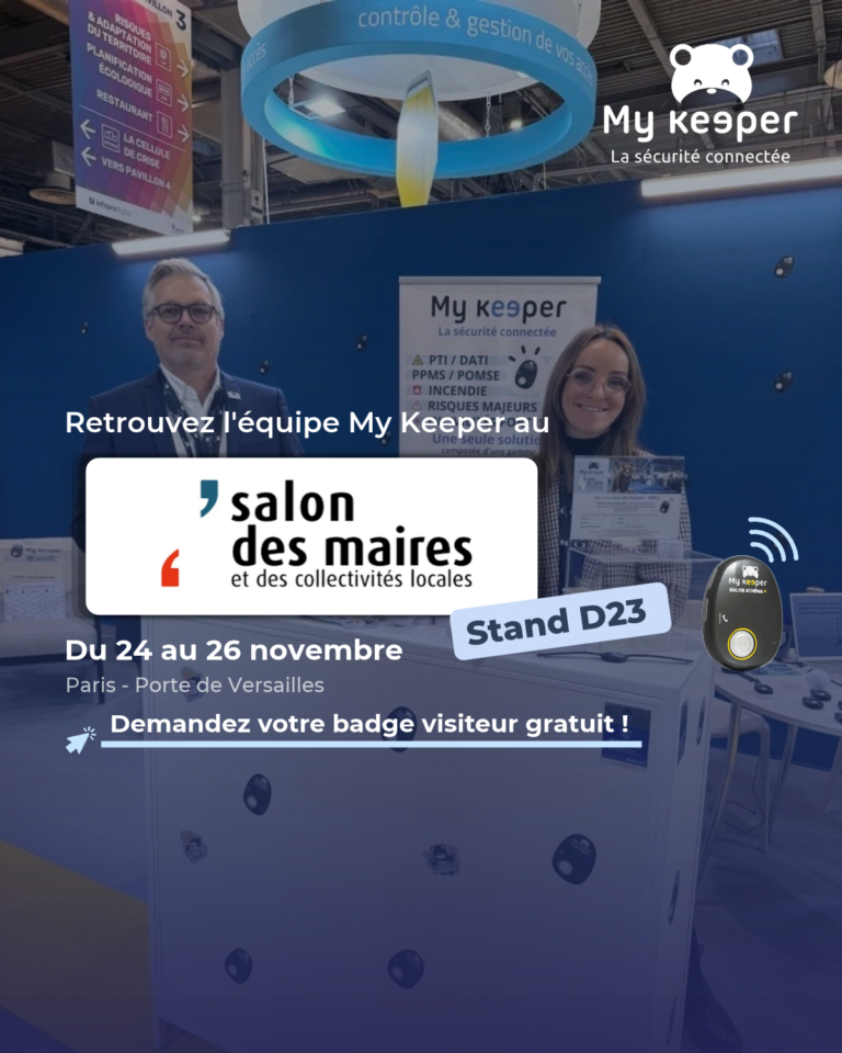 My keeper vous invite au Salon des Maires et des collectivités locales à Paris, du 24 au 26 novembre 2026 ! Invitation gratuite !